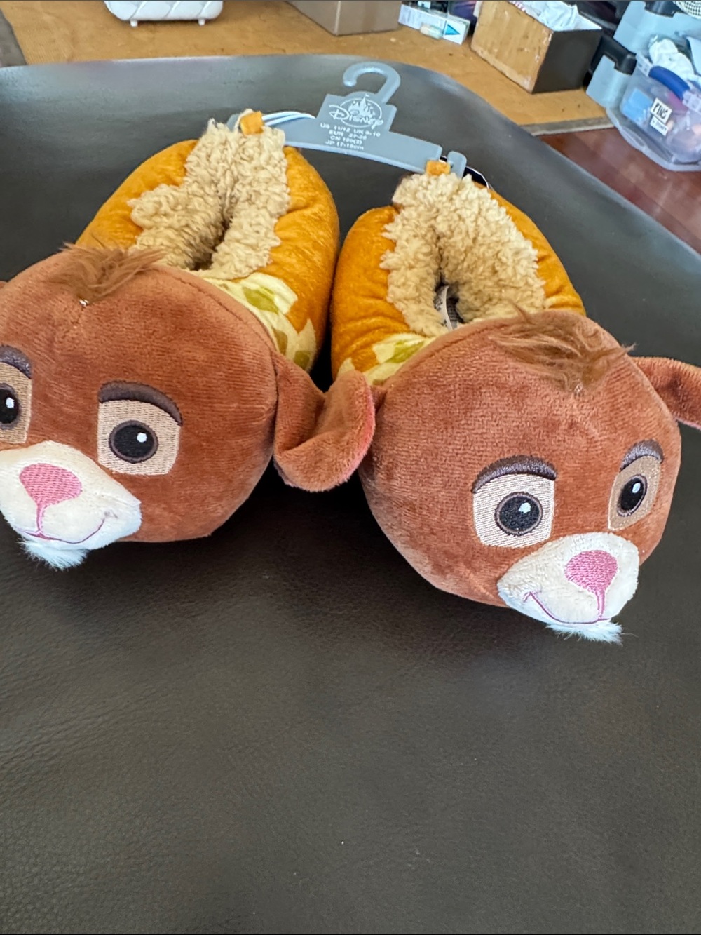 Wish Disney Youth Slippers US 11/12 NWT